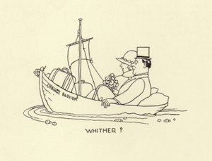 Vart ska du, gift par som ger dig ut på det gifta livets hav? av William Heath Robinson