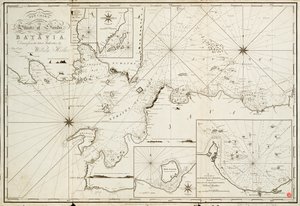Sjöfart genom Sundasundet till Batavia av William Heather