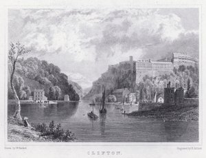 Clifton (gravyr) av William Henry (after) Bartlett