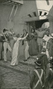 Befrielsen av kristna slavar i Alger av en brittisk sjöstyrka (litho) av William Henry (after) Margetson