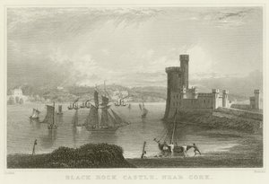 Black Rock Castle av William Henry Bartlett