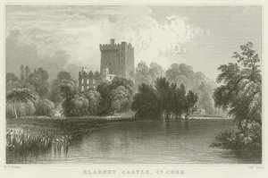 Blarney Castle i grevskapet Cork av William Henry Bartlett