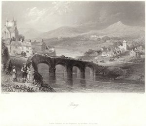 Bray i grevskapet Wicklow av William Henry Bartlett