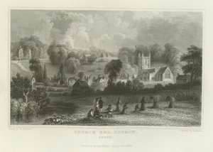 Church End, Dunmow, Essex av William Henry Bartlett