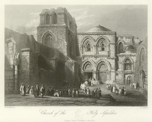 Heliga gravens kyrka, Jerusalem av William Henry Bartlett