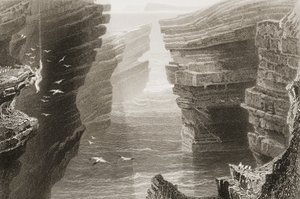 Cove huko Mal Bay, County Clare, Ireland, kutoka 