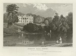 Debden Hall, Essex, säte för Sir Francis Vincent av William Henry Bartlett