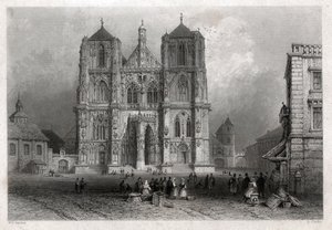Regensburgs kupol. (gravyr, ca 1830) av William Henry Bartlett