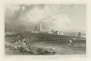 Harwich, Essex av William Henry Bartlett