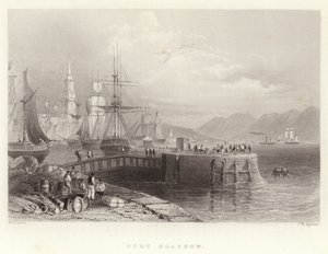 Port Glasgow av William Henry Bartlett