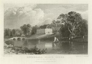 Rivenhall Place, Essex, säte för pastor J Western av William Henry Bartlett