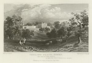 Terling Place, Essex, General Strutts säte av William Henry Bartlett