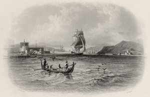 Dardanellerna, Turkiet, graverade av R. Willis av William Henry Bartlett