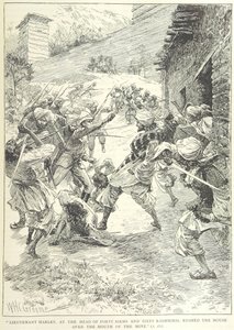 Anfall mot gruvan i Chitral av William Henry Charles Groome