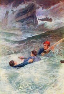 Att kämpa i det vilda havet av William Henry Charles Groome