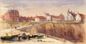 Cullercoats (kroppsfärg och akvarell på papper)