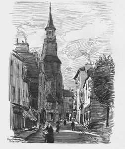 Klocktornet, Dinan, ca 1907