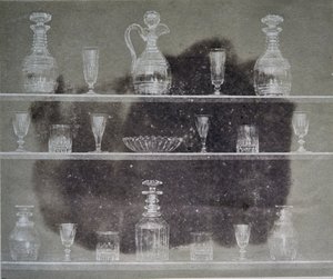 Artiklar av glas, fotografi, från Pencil of Nature, 1844 av William Henry Fox Talbot