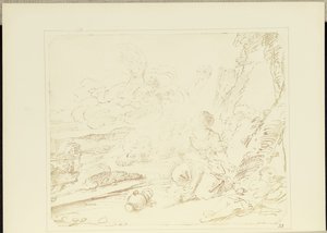 Hagar i öknen av William Henry Fox Talbot