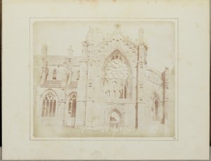Melrose Abbey av William Henry Fox Talbot