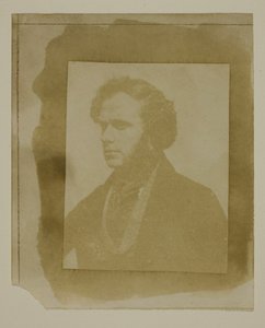 Porträtt av Henneman i profil av William Henry Fox Talbot