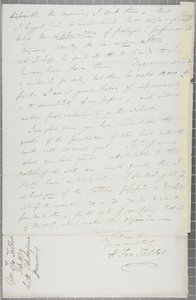 Undertecknat brev från William Henry Fox Talbot till James David Forbes, 1839 av William Henry Fox Talbot