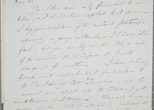 Undertecknat brev från William Henry Fox Talbot till James David Forbes, 1839 av William Henry Fox Talbot