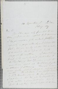 Undertecknat brev från William Henry Fox Talbot till James David Forbes, 1839 av William Henry Fox Talbot