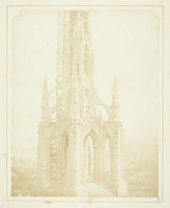 Sir Walter Scotts monument, Edinburgh, såsom det såg ut i oktober 1844, när det nästan var färdigt av William Henry Fox Talbot