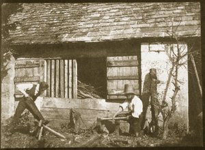 Träslöjdarna, 1845 (saltpapperstryck från kalotypnegativ) av William Henry Fox Talbot