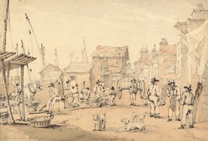 Fiskmarknad, Hastings av William Henry Harriott