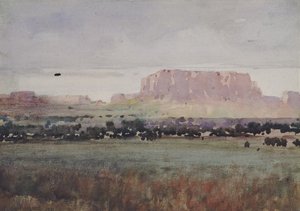 I Plateau Country, Colorado, 1931. av William Henry Holmes