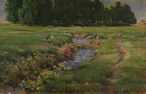 Den babblande bäcken, n.d. av William Henry Holmes