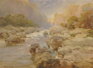 Omodifierad Rock Creek, cirka 1910. av William Henry Holmes