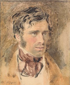 Porträtt av en man av William Henry Hunt
