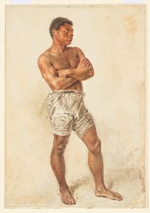 Studie av en ung modell av William Henry Hunt