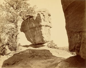 Balanced Rock, Gudarnas trädgård av William Henry Jackson