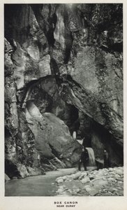 Canyons of Colorado: Box Canon, Near Ouray (s/v foto) av William Henry Jackson