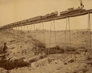 Dale Creek Bridge, Union Pacific Railway av William Henry Jackson