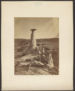 Eroderade sandstenar, Monument Park, Colorado av William Henry Jackson