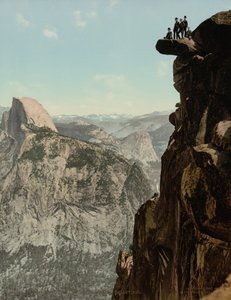 Glacier Point och South Dome, Yosemite Valley, Kalifornien,publicerad 1898 (foto)