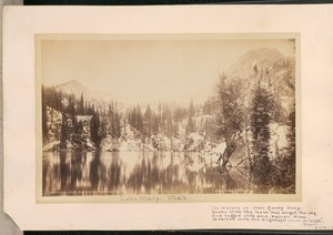 Lake Mary. Big Cottonwood Canyon. Utah av William Henry Jackson
