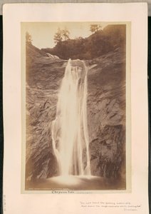 Middle Cascade. Cheyenne Falls av William Henry Jackson