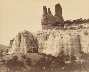 Navajokyrka nära Fort Wingate, New Mexico av William Henry Jackson