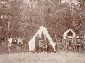 På en resa till det heliga korsets berg, 1874