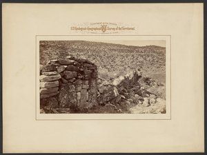 Ruiner i Montezuma Cañon av William Henry Jackson