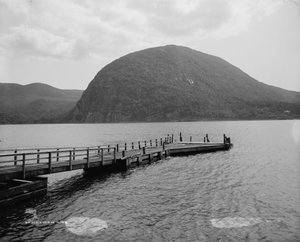 Storm King Mountain, New York, ca 1880-97 av William Henry Jackson