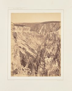 Grand Canyon, en engelsk mil nedanför fallen av William Henry Jackson