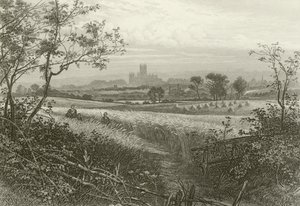 Canterbury Cathedral, från Harbledown av William Henry James Boot