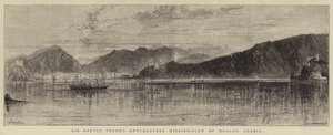 Sir Bartle Freres antislaveriuppdrag, utsikt över Muscat, Arabien av William Henry James Boot